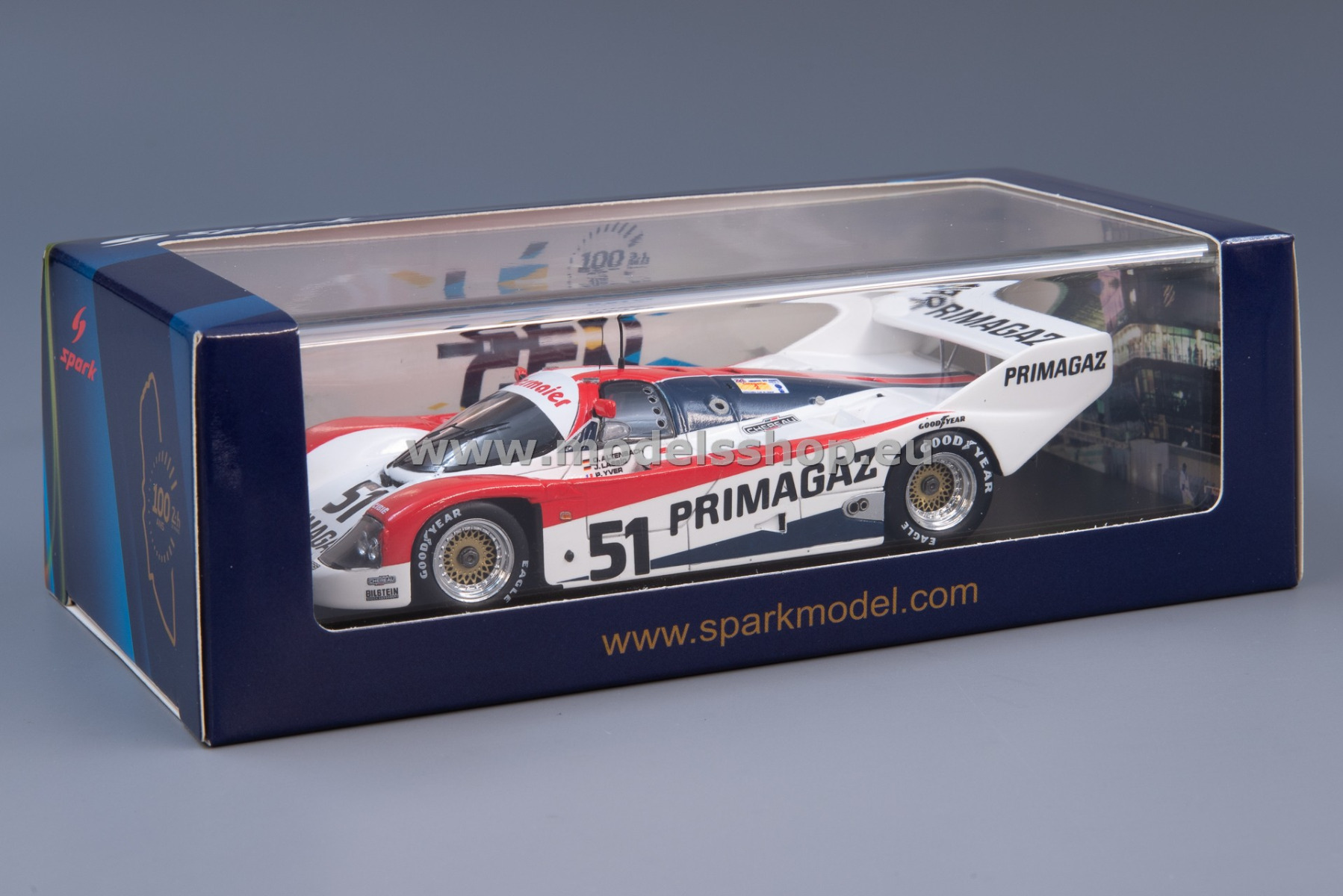 Spark S9889 Porsche 962 C No.51, 24H Le Mans 1991, P. Yver Spark S9889 Porsche 962 C No.51, 24H Le Mans 1991, P. Yver