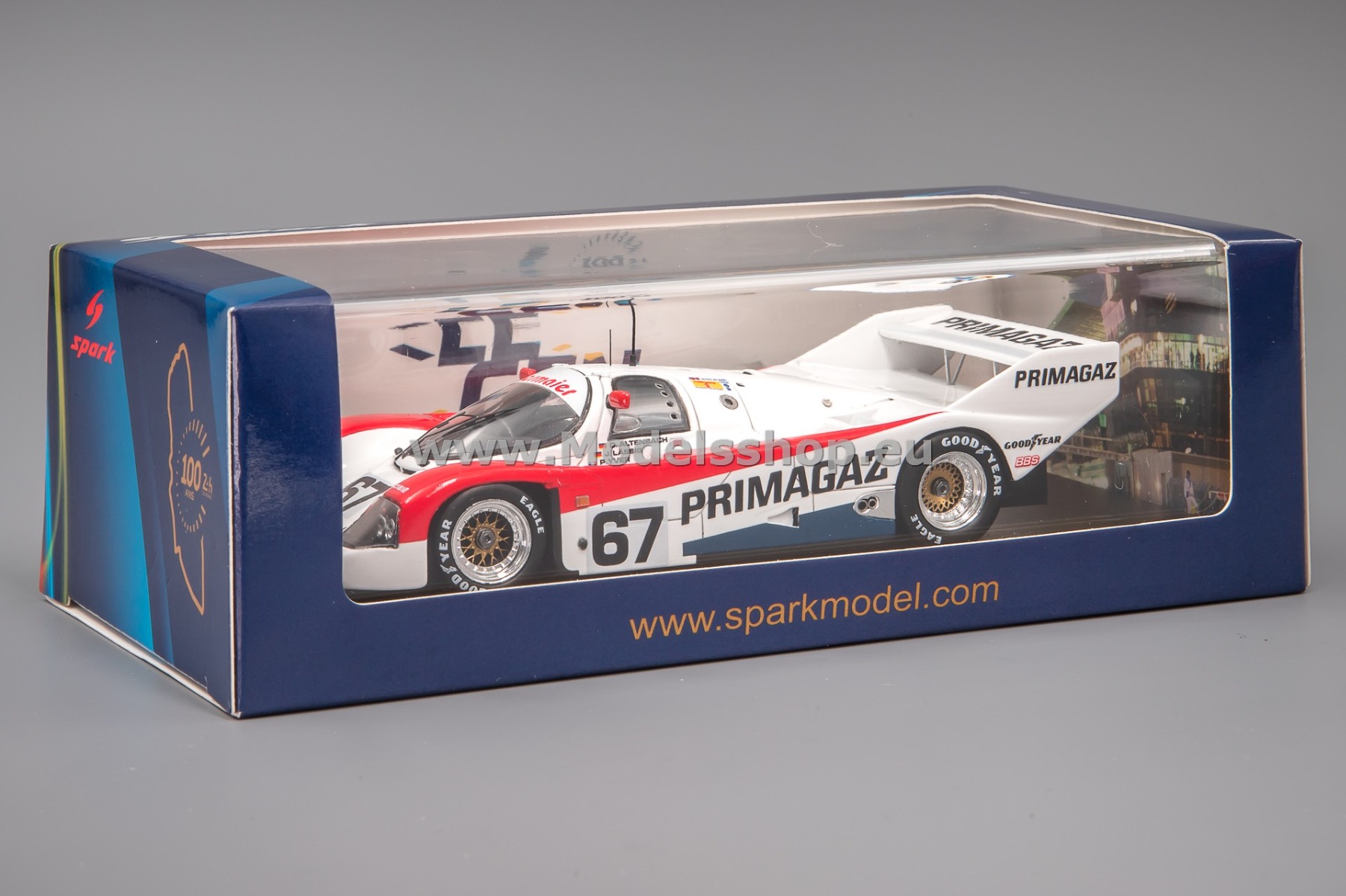 1:43 SPARK Porsche 962C 2.8L #72 24H Le Mans 1988 Yver