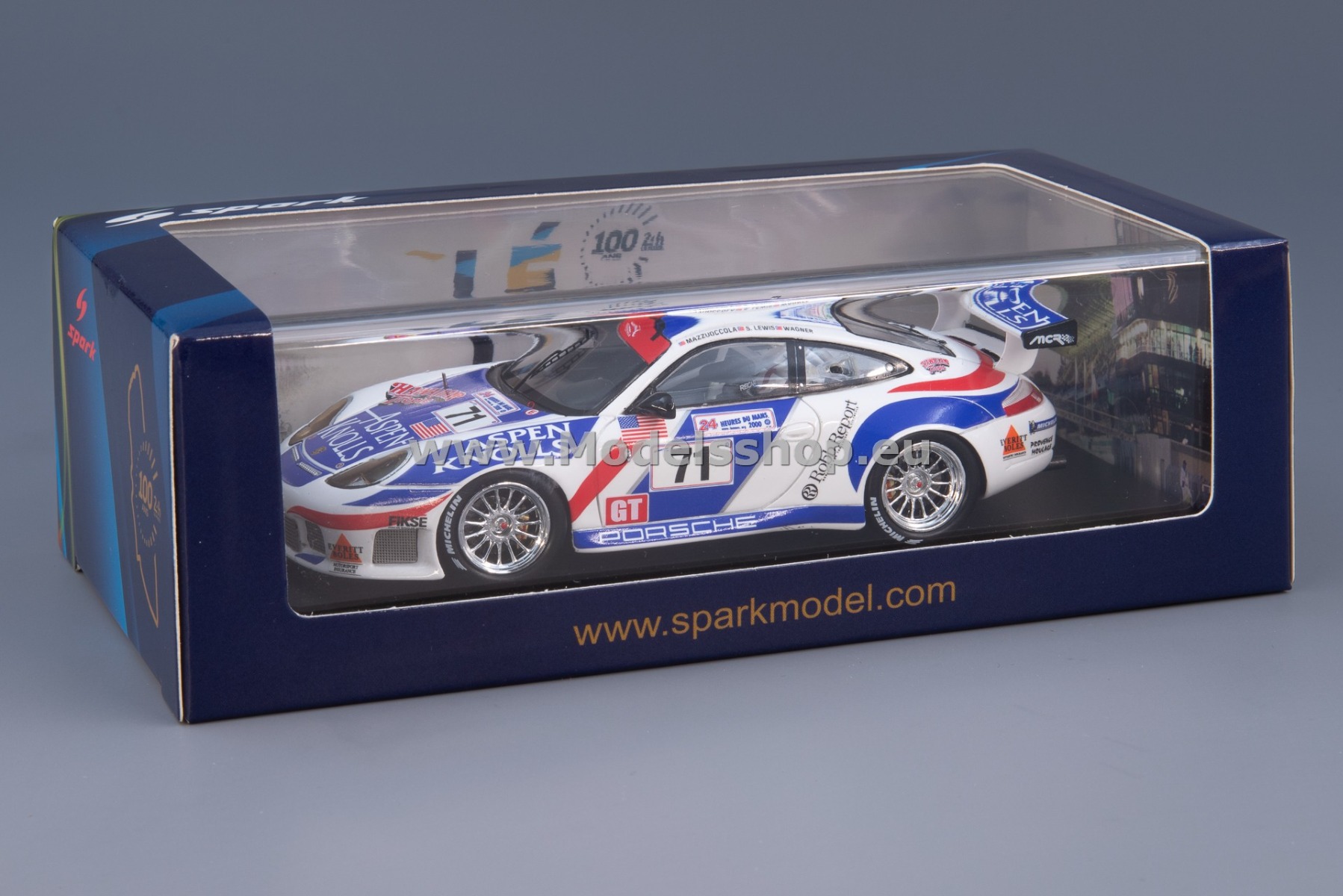 Spark S9937 Porsche 996 GT3 R No.71, Le Mans 2000, C. Wagner - S