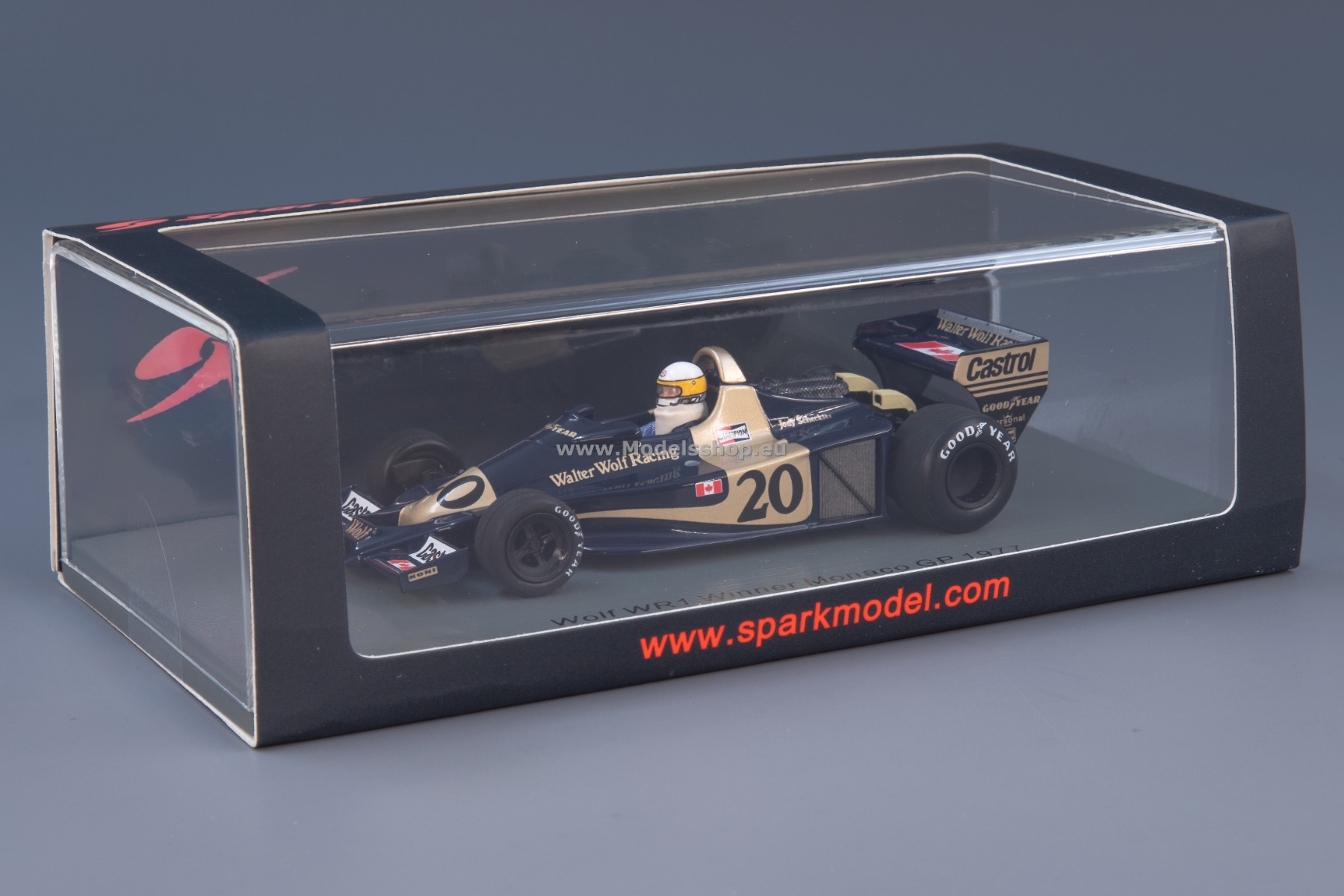 Spark S9996 Wolf WR1 No.20, Formula 1, Winner Monaco GP 1977, Jody