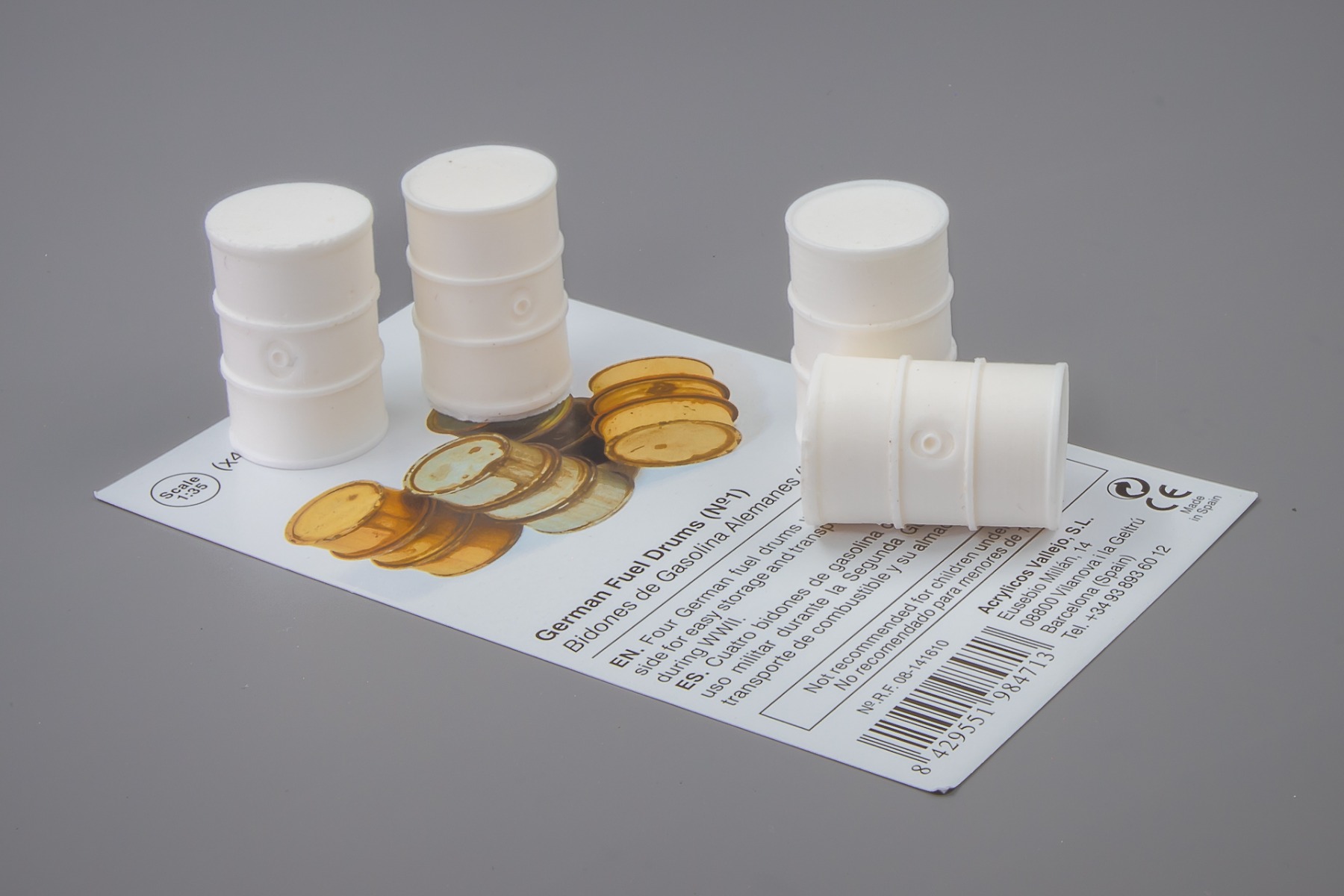 Vallejo SC201 German Fuel Drums (no. 1)