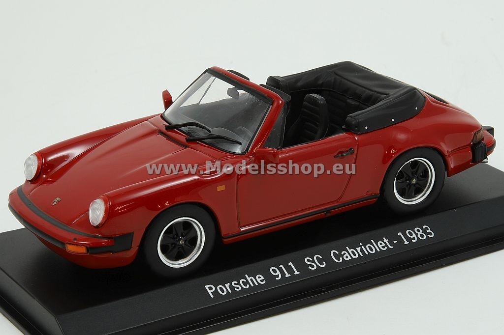 Spark SPASDC005 Porsche 911 SC Cabriolet - 1983 /dark red/