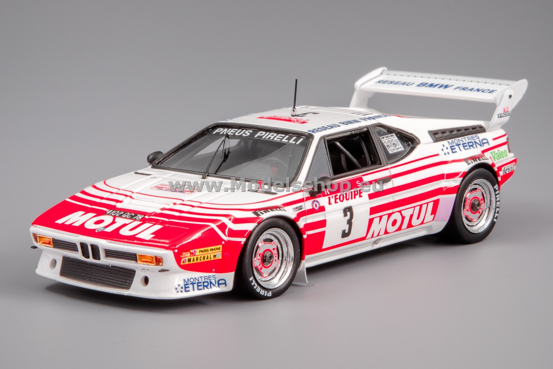 Spark SF145 BMW M1, No.3 Tour de Corse Rallye de France 1983, B. Béguin - J-J. Lenne (Limited edition:500pcs)