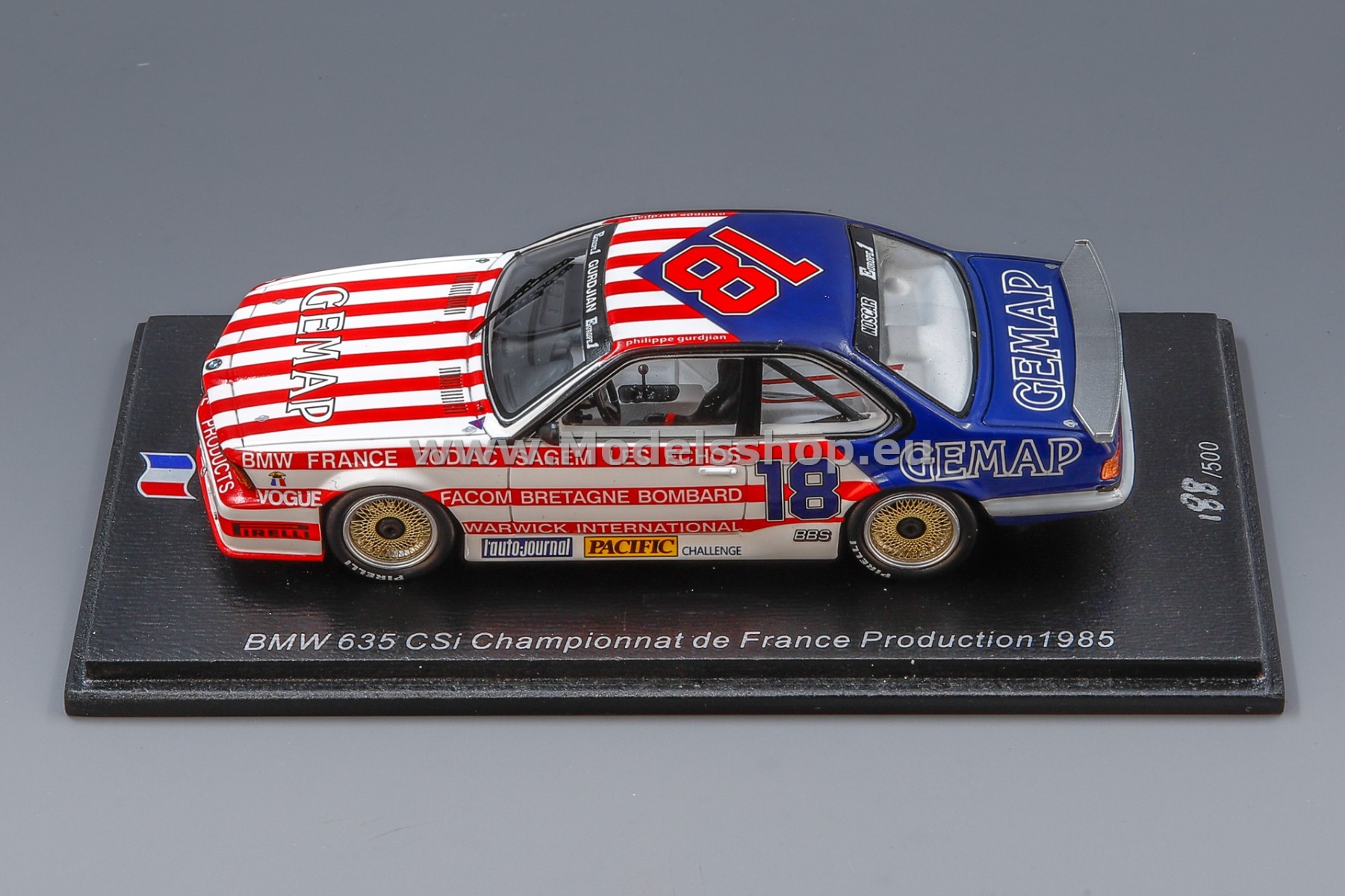 Amazon.com: Spark 1/43 - B-MW 635 CSi N - Championnat de