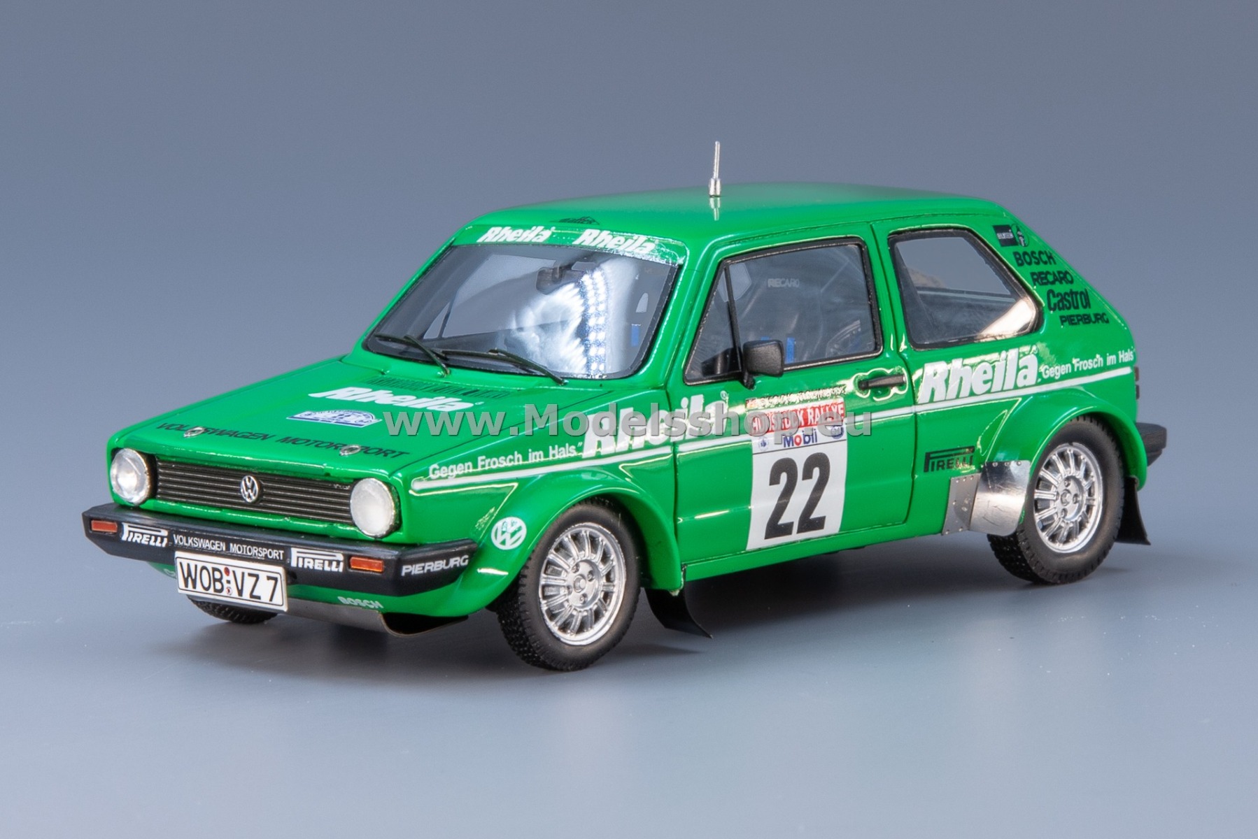 Spark SG070 Volkswagen Golf GTI GR2 Rheila German Rally Championship Winner 1981, A. Stock / P. Schmuck, limited 750pcs