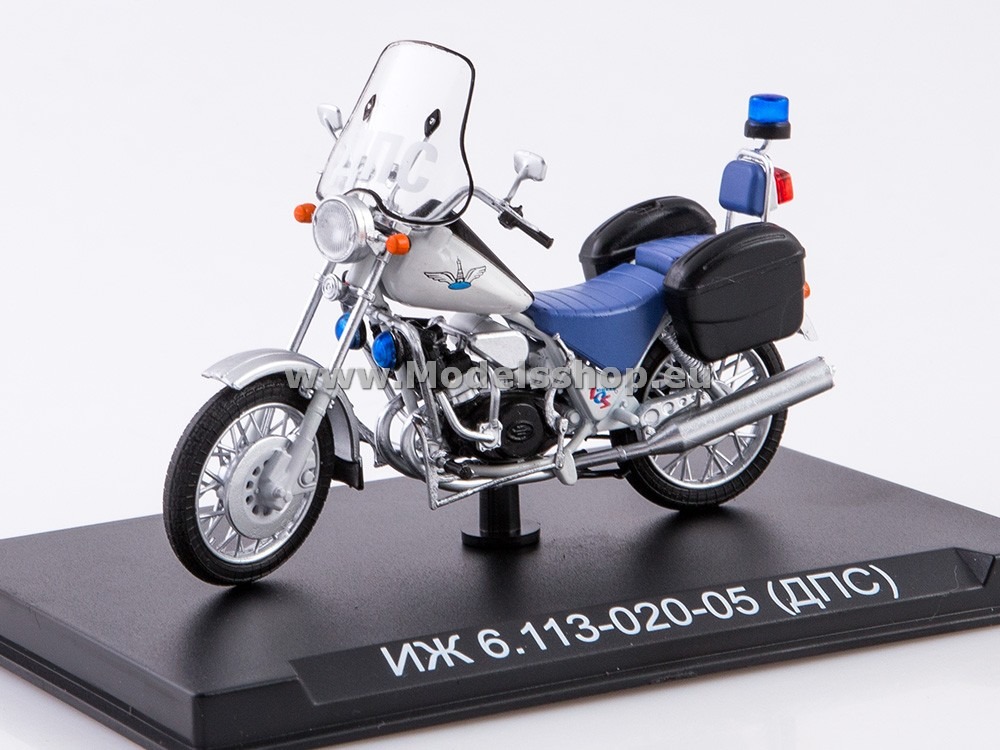 Motorcycle magazine series (Modimio) Special Issue No.5 with model of  IZH-6.113-020-05 (traffic police)