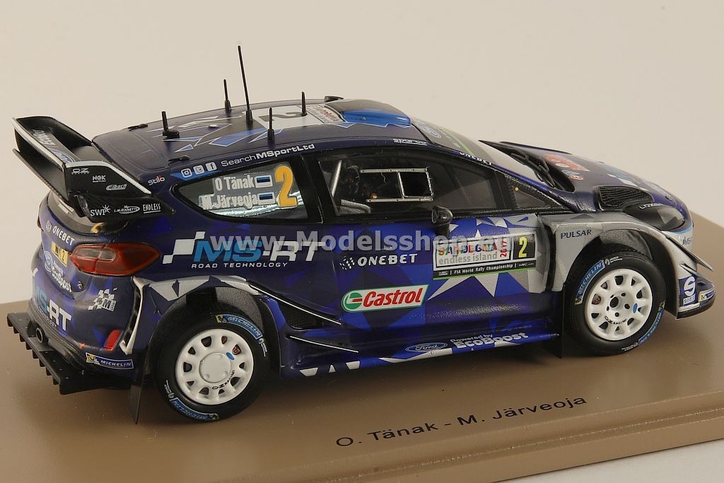 Ford Fiesta WRC Italian Rally 2017 winner, O.Tänak/ M.Järveoja