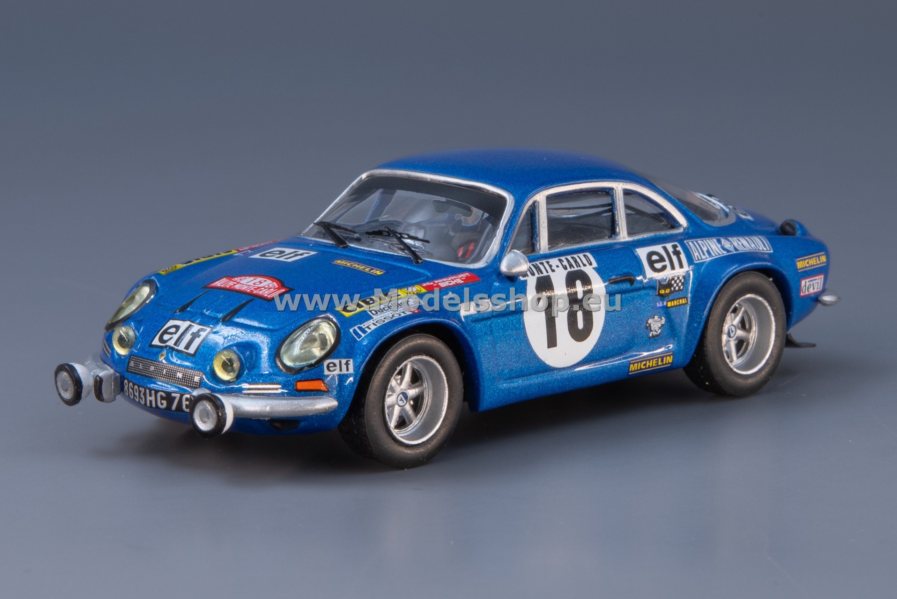 IXO SPRM001-73 Alpine Renault 1800 S, No.18, Rally WM, Rallye Monte Carlo 1973, J-C.Andruet/M.Petit (Winners series with figurines)