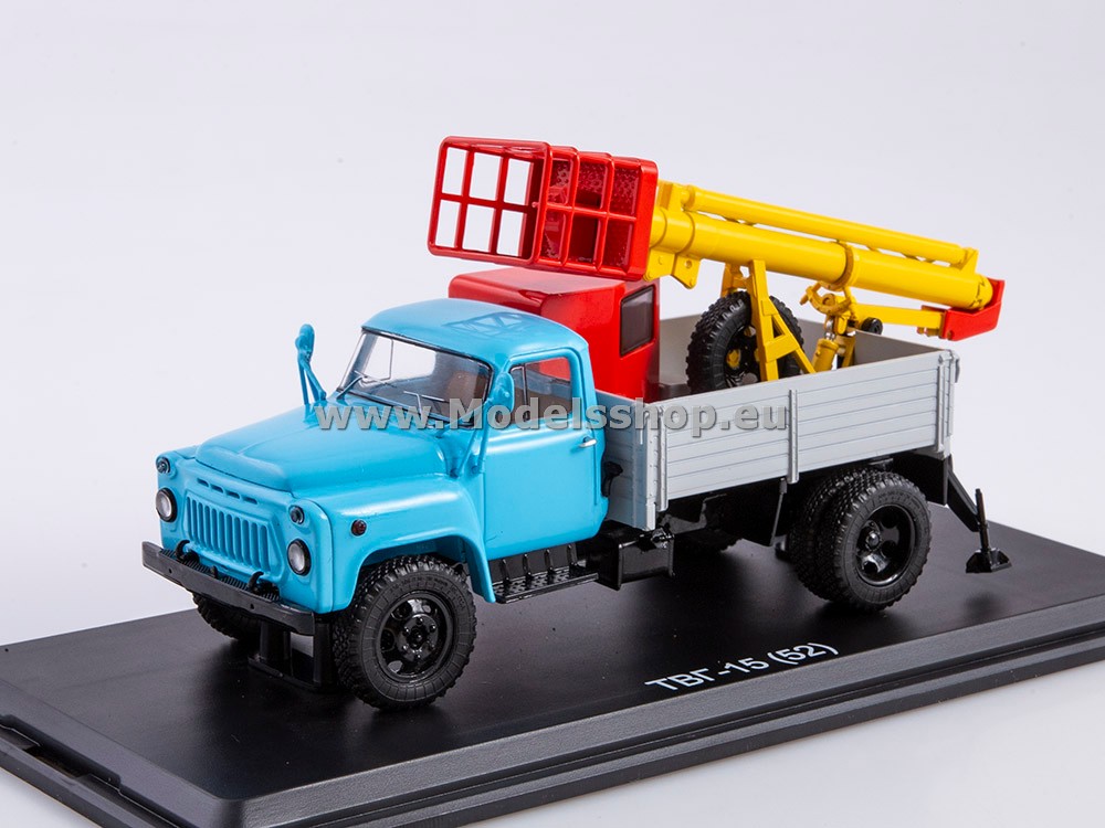 SSM1527 Telescopic lift on truck TVG-15(52) GAZ-52 /blue-grey/