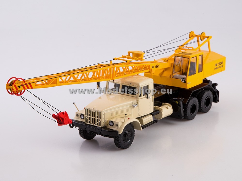 SSM1550 Truck crane  KS-4561 (KRAZ-257) /beige-yellow/ 