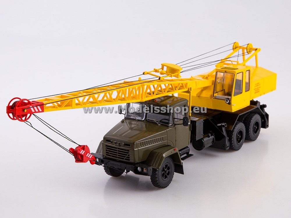 SSM1551 Truck crane KS-4561 (KRAZ-250) /khaki-yellow/ 