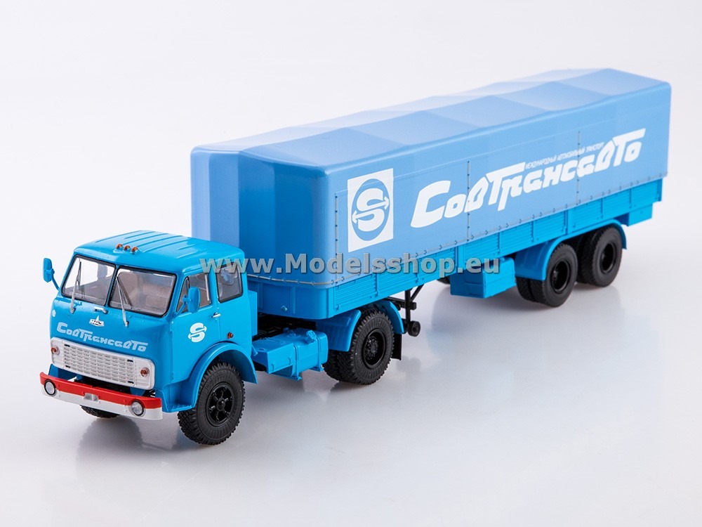 SSM1555 MAZ-5429 tractor truck with MAZ-5205 semitrailer „Sovtransavto” /blue/