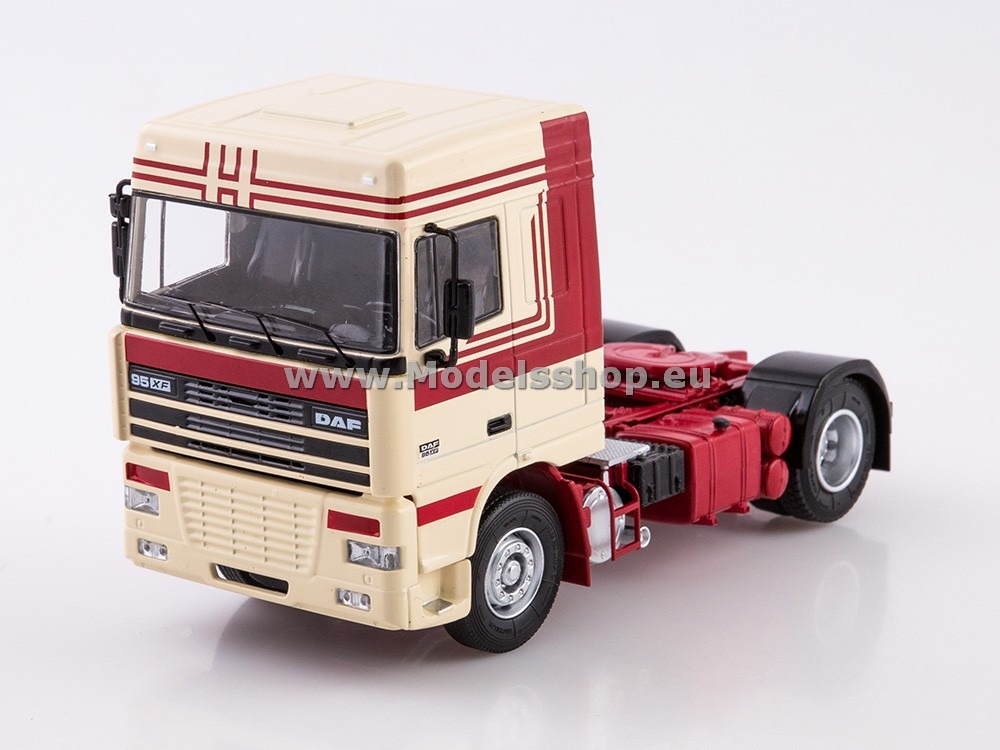 SSM1563 DAF 95XF 430 tractor truck /beige - red/