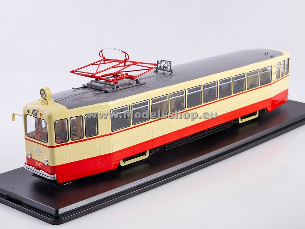 SSM4075 LM-49 Straßenbahn /rot-beige/ - Bild 4 von 6