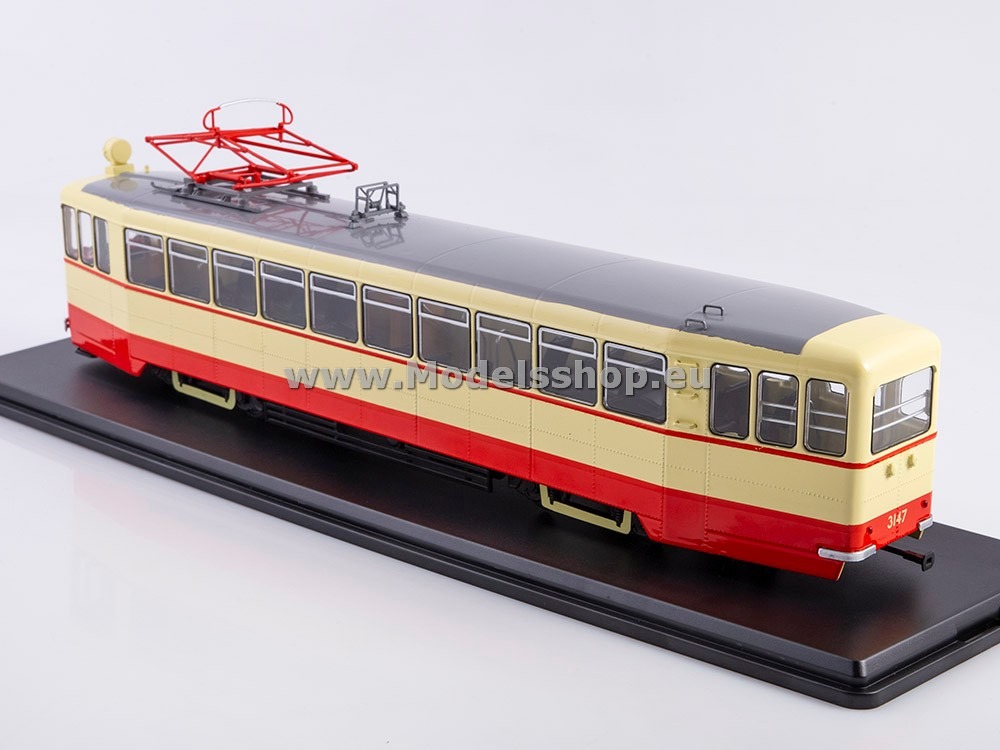 SSM4075 LM-49 Straßenbahn /rot-beige/ - Bild 3 von 6