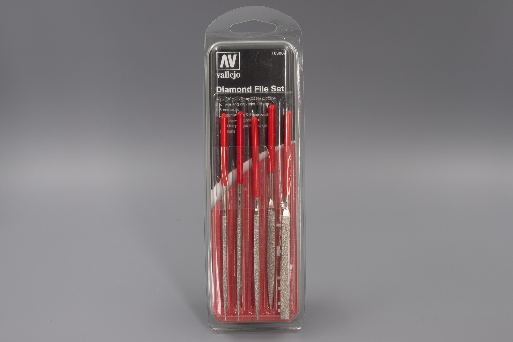 Vallejo T03002 Diamond needle files, set of 5pcs 