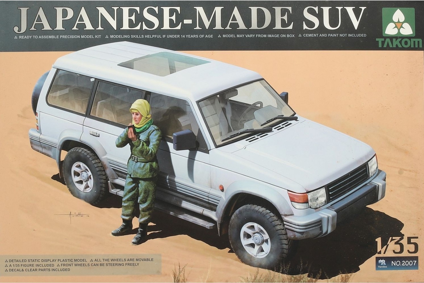 TAKOM2007 Japanese-made SUV (Mitsubishi Pajero), model kit