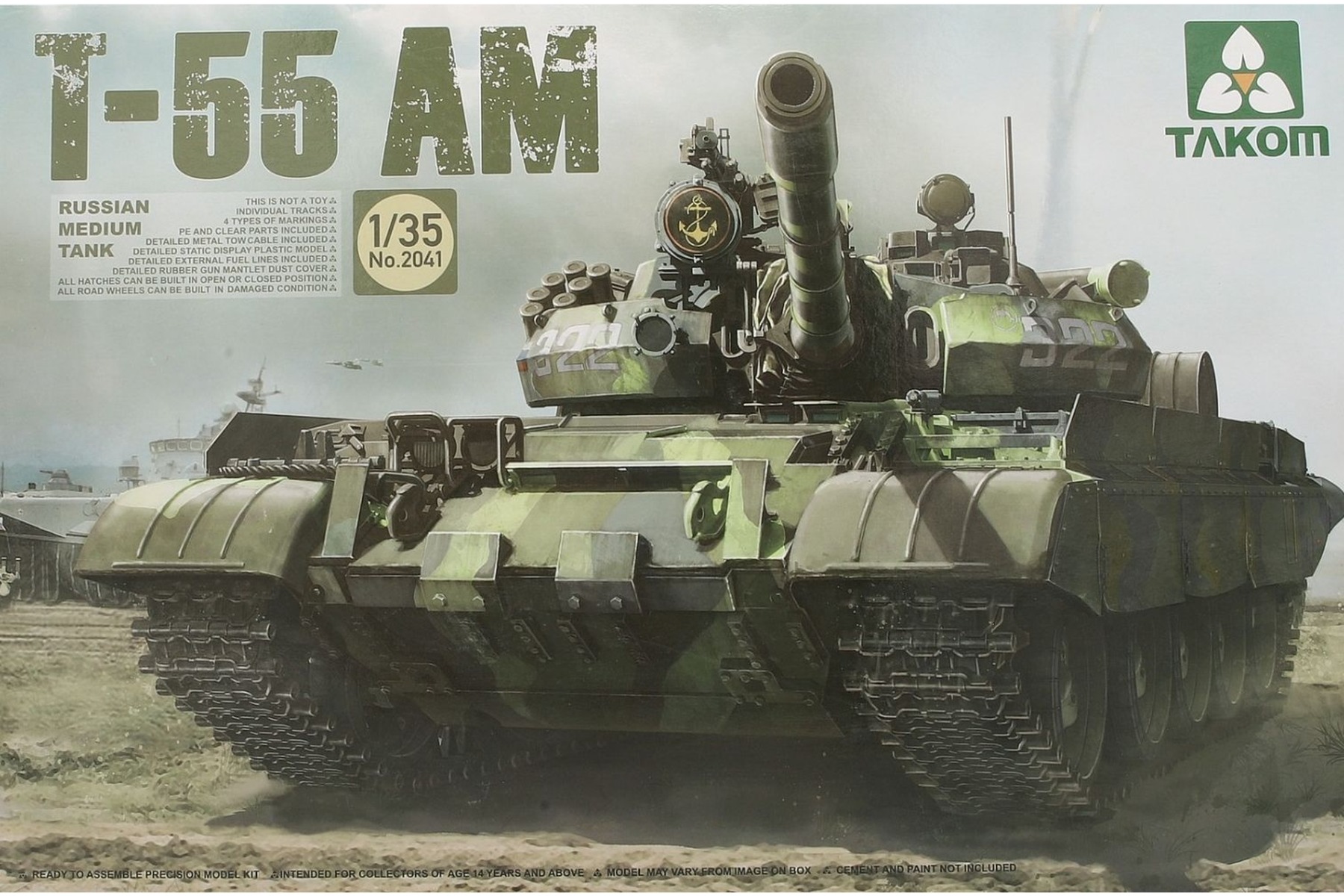 TAKOM2041 T-55 AM Russian Medium Tank