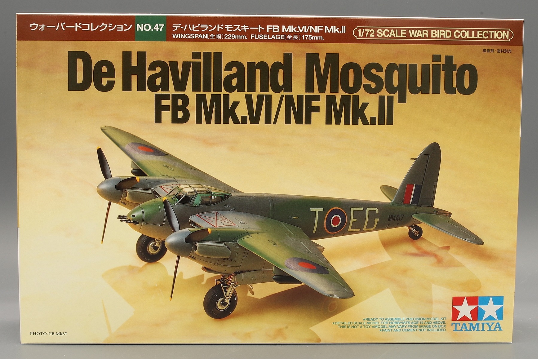 Tamiya TA60747 De Havilland Mosquito FB Mk.VI/NF Mk.II