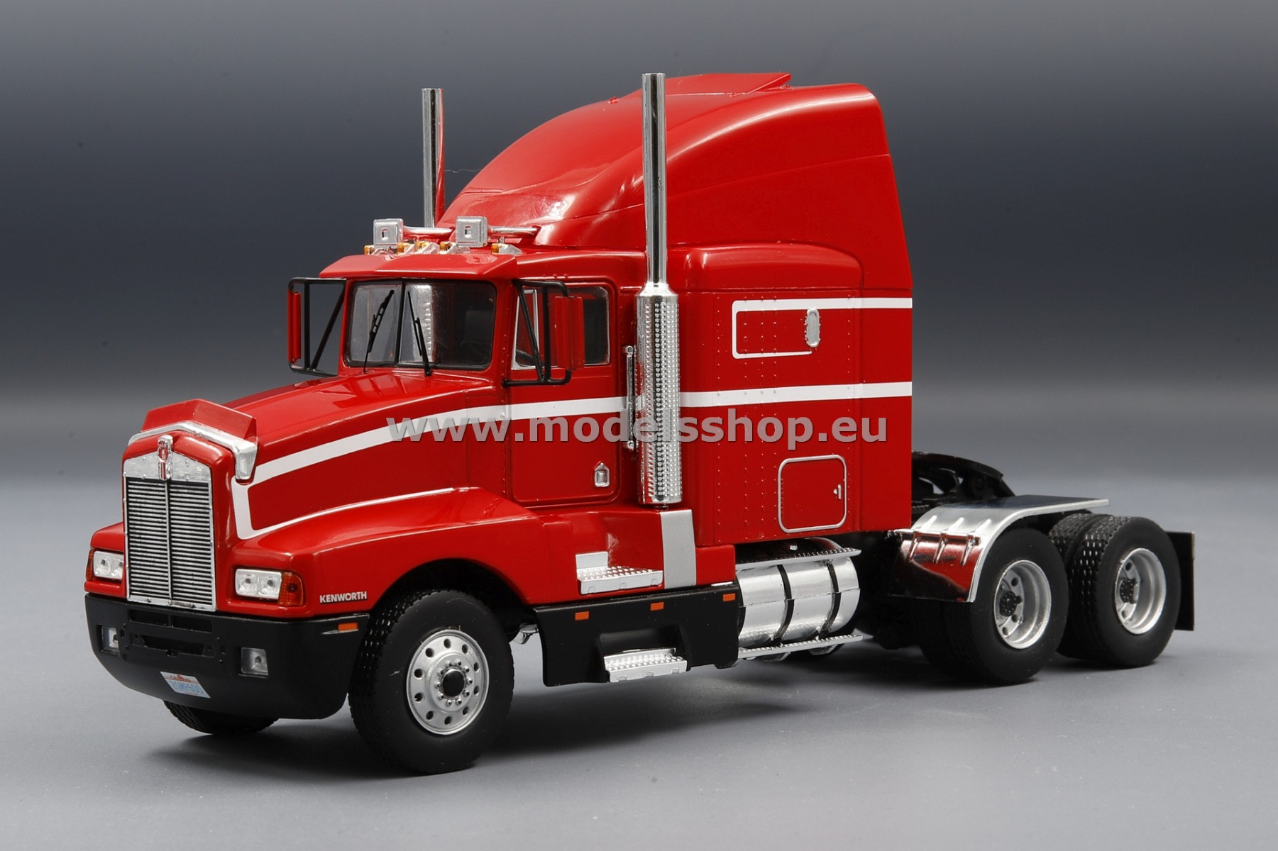 IXO TR109 Kenworth T600 tractor truck, 1984 /red - white /