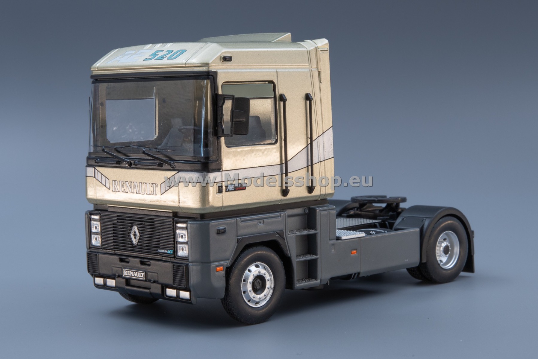 IXO TR159.22 Renault Magnum AE 520 ti tractor truck, 1994 /beige - metallic/