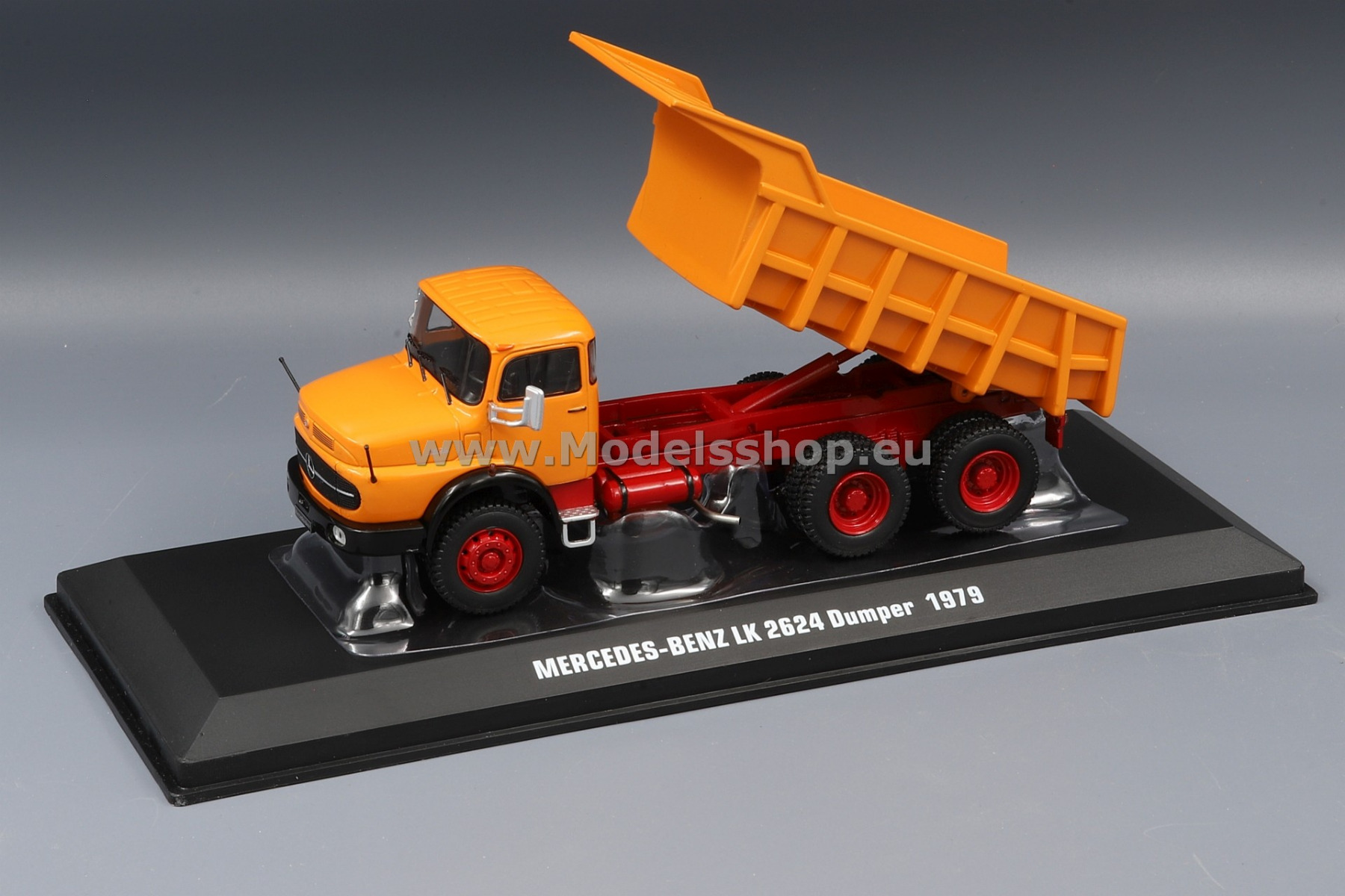 Mercedes-Benz LAK 2624 dump truck, 1979 /orange/ Mercedes-Benz LAK 2624 dump truck, 1979 /orange/