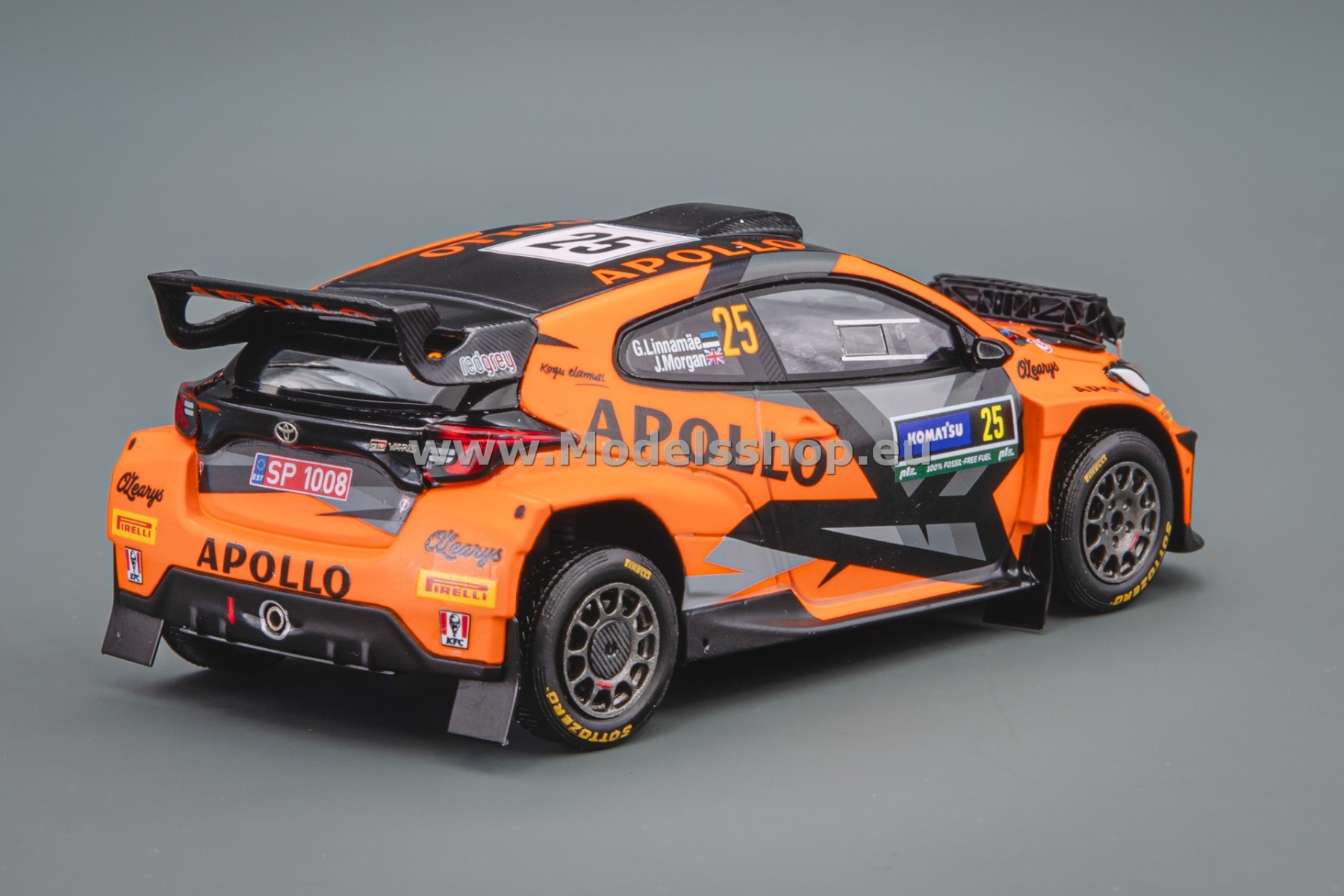 Spark S6871 Toyota GR Yaris Rally 2 No.25 Red Grey Team 3rd RC2