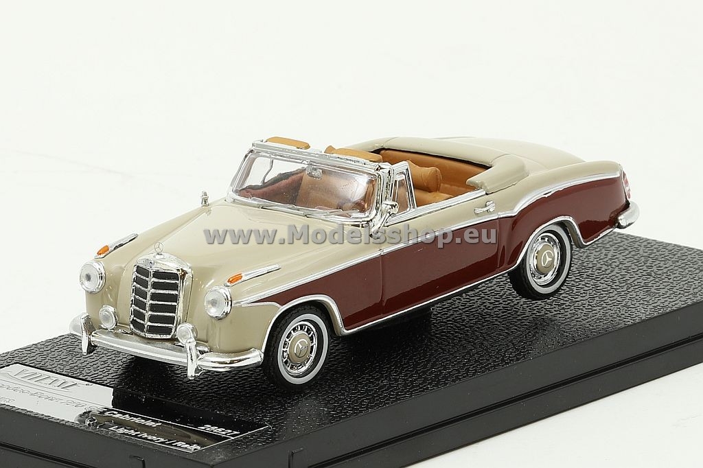 Mercedes-Benz 220 SE Cabriolet, 1958 /Beige-dark red/