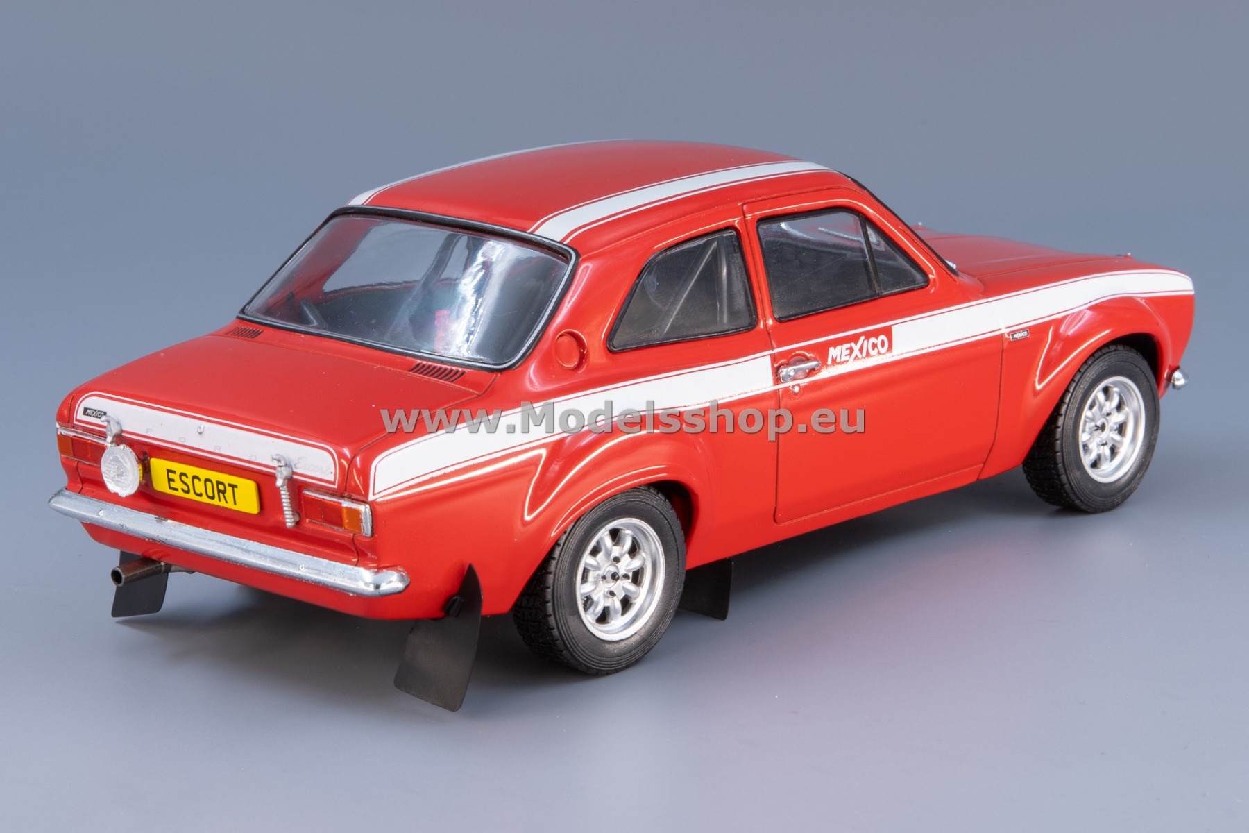 WhiteBox WB124199 Ford Escort MK I RS Mexico, 1970 /red - white/