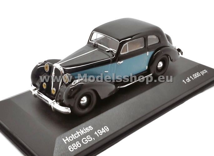Hotchkiss 686 GS, RHD, 1949 /light blue-black/