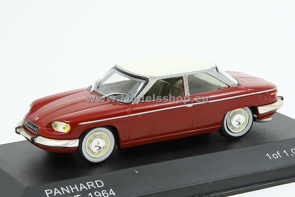 WhiteBox WB112 Panhard 24 BT, 1964 /dark red-beige/
