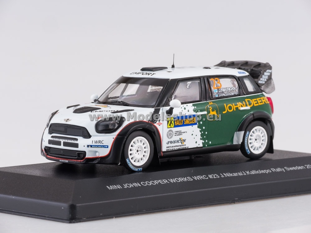 Mini John Cooper Works WRC, No.23, John Deere , FIA World Rally Championship, Rallye Sweden 2013, J.Nikara/J.Kalliolepo