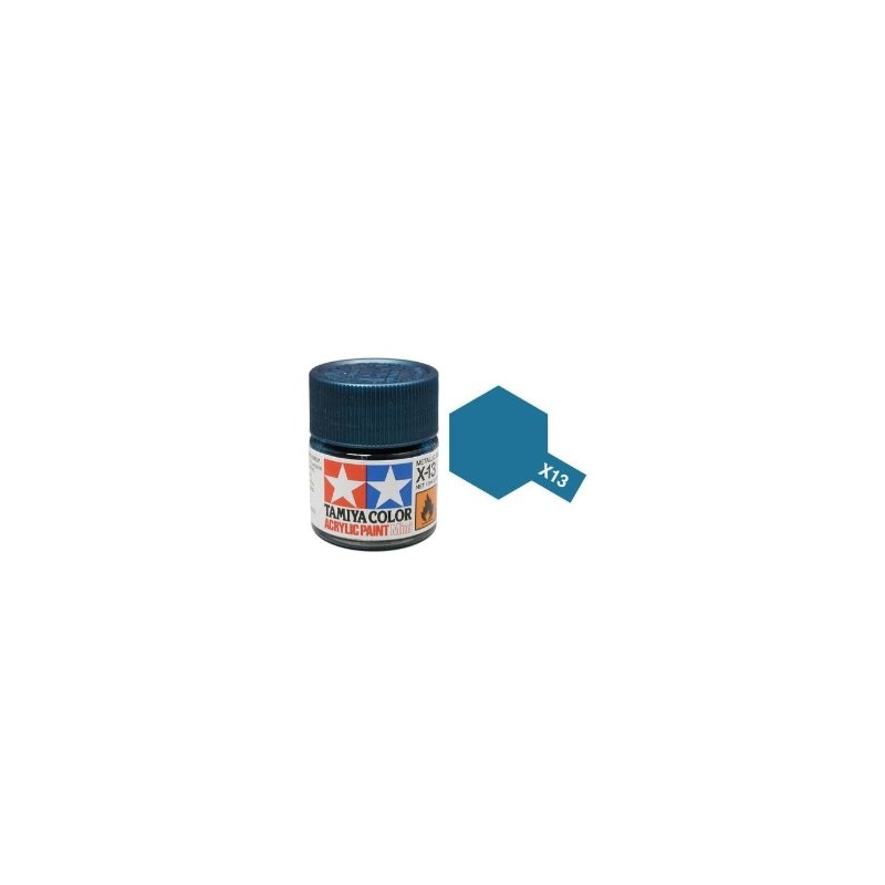 Tamiya TA81513 Acrylic paint X13 /Metallic Blue/ 10ml