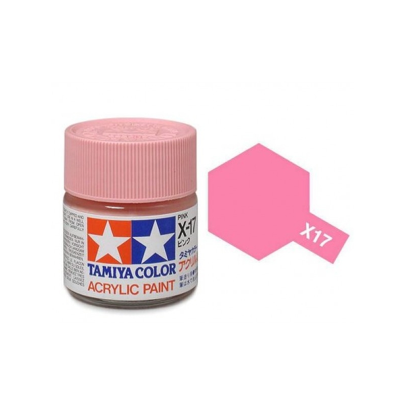 Tamiya TA81517 Acrylic paint X17 /Pink/ 10ml