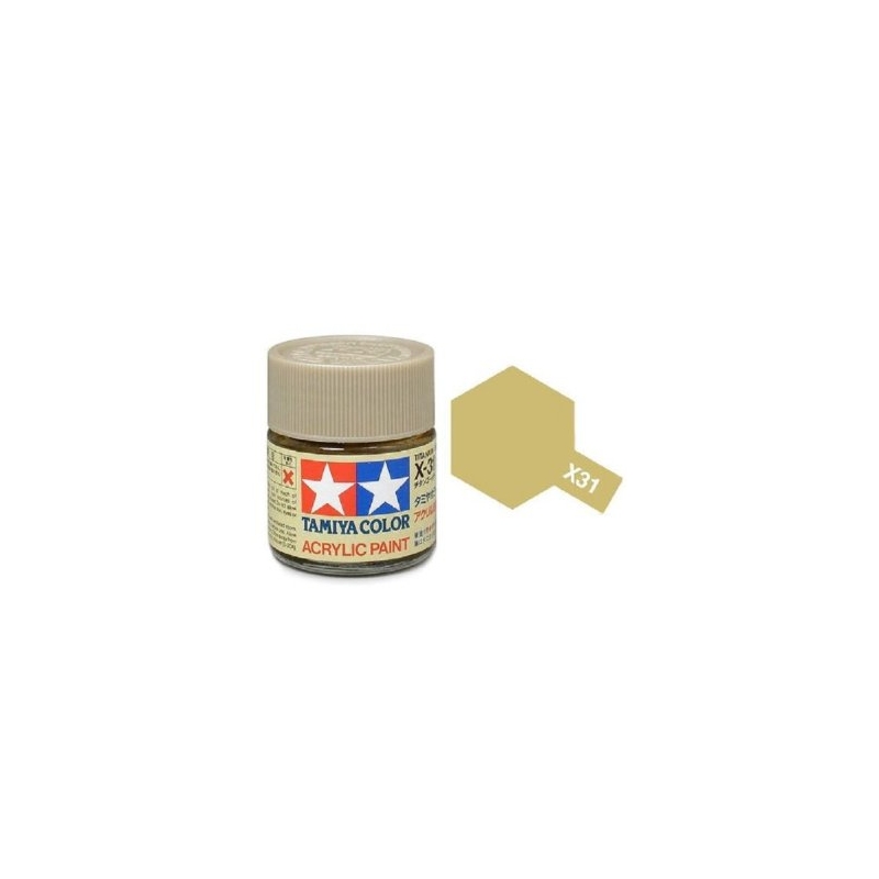 Tamiya TA81531 Acrylic paint X31 /Titanium Gold/ 10ml