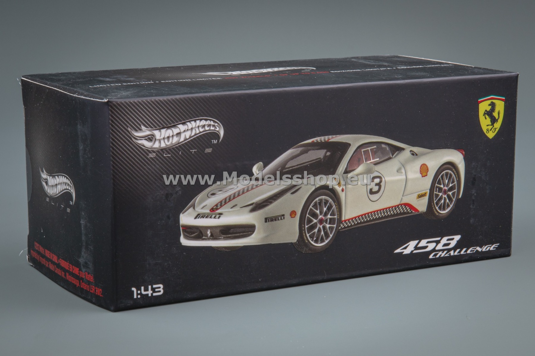 11 Ferrari 458 Italia Challenge white Hot Wheels Elite