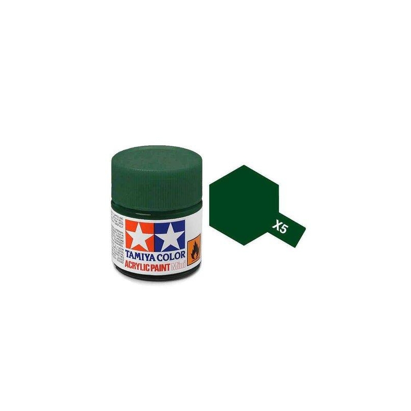 Tamiya TA81505 Acrylic paint X5 /Green/ 10ml