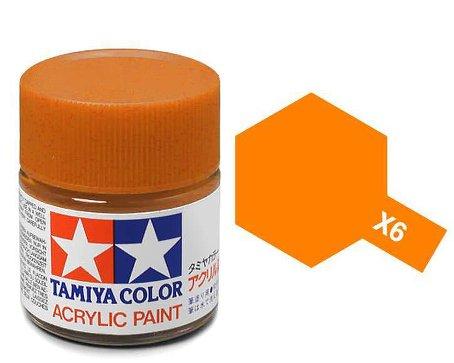 Tamiya TA81506 Acrylic paint X6 /Orange/ 10ml