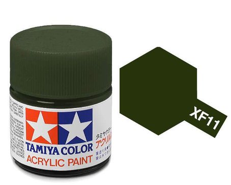 Tamiya TA81711 Acrylic paint XF11 /J.N. Green/ 10ml