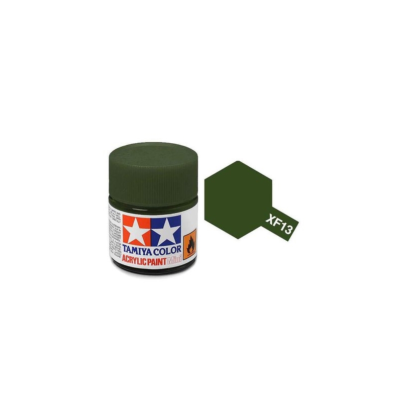 Tamiya TA81713 Acrylic paint XF13 /J.A. Green/ 10ml