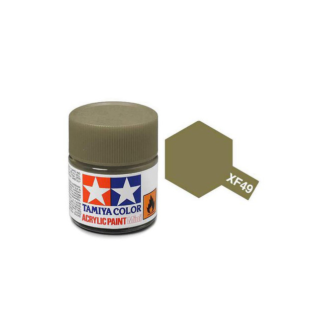 Tamiya TA81749 Acrylic paint XF49 /Khaki/ 10ml