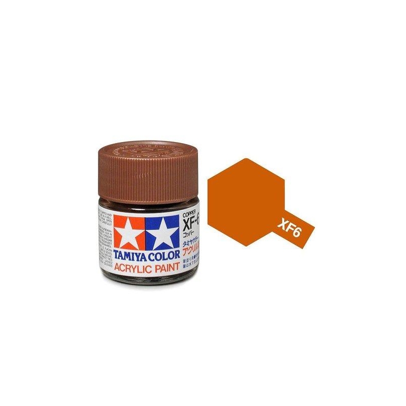 Tamiya TA81706 Acryllic paint XF6 /Copper/ 10ml