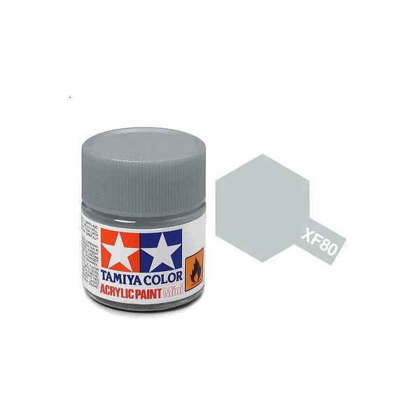 Tamiya TA81780 Acrylic paint XF80 /Royal Light Grey/ 10ml