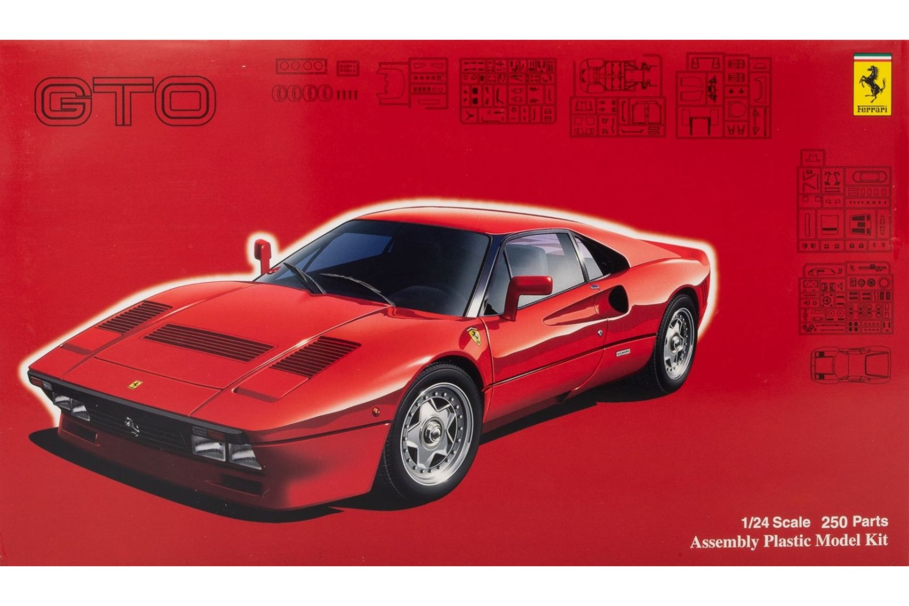 精密Fujimi 1/16 Ferrari 288GTO他プラ４個シリーズ Fujimi FU12627 Ferrari 288 GTO, model kit