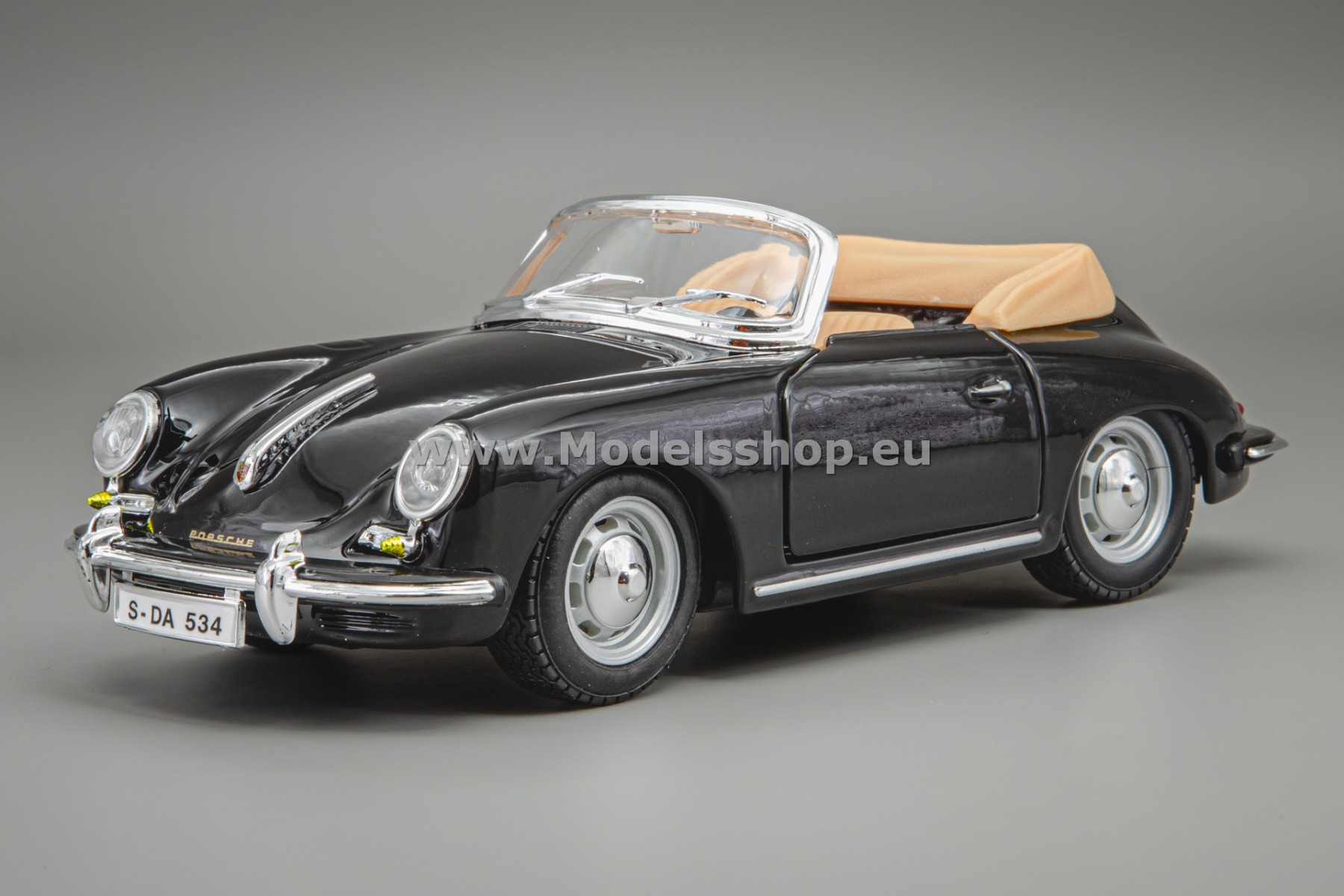 ブラーゴ 1/18 ポルシェ 356B 1961 ダイキャストモデルミニカー
