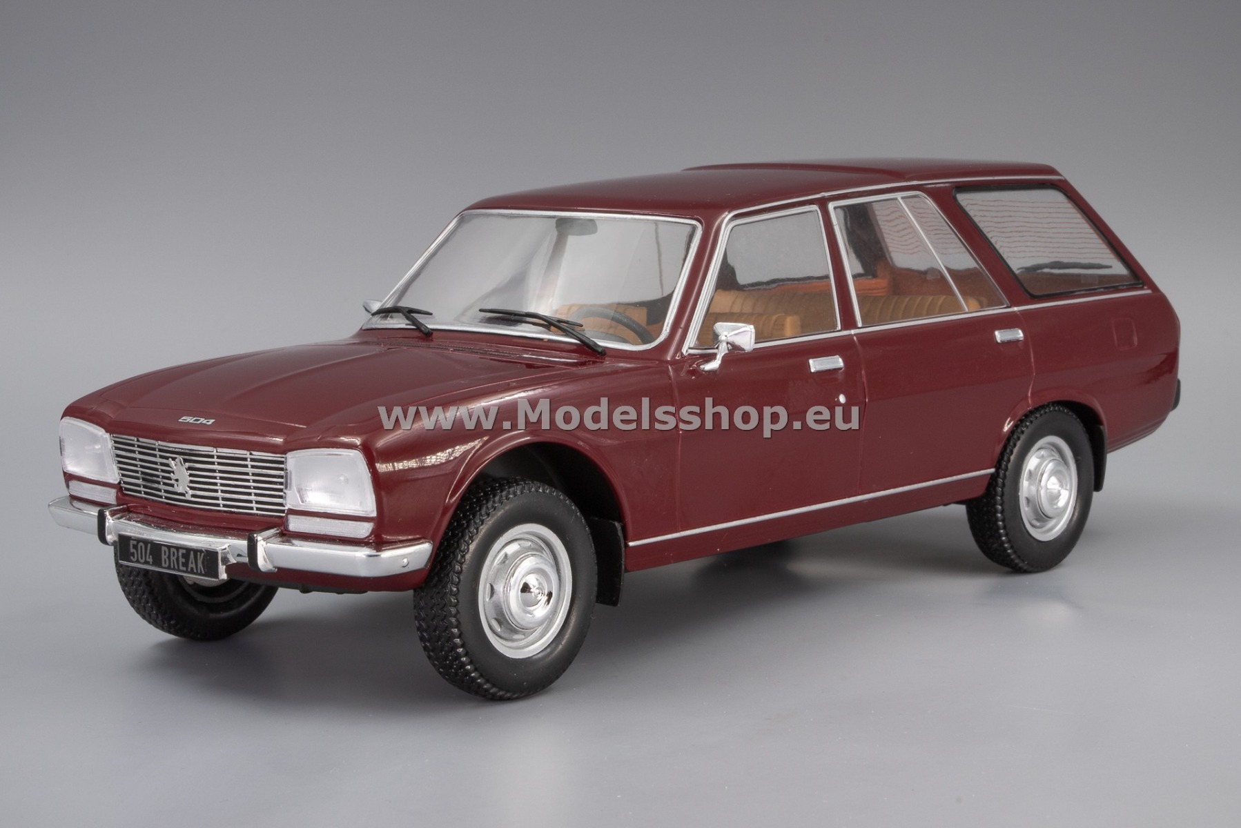 MCG 18357 Peugeot 504 Break, 1976 /dark red/