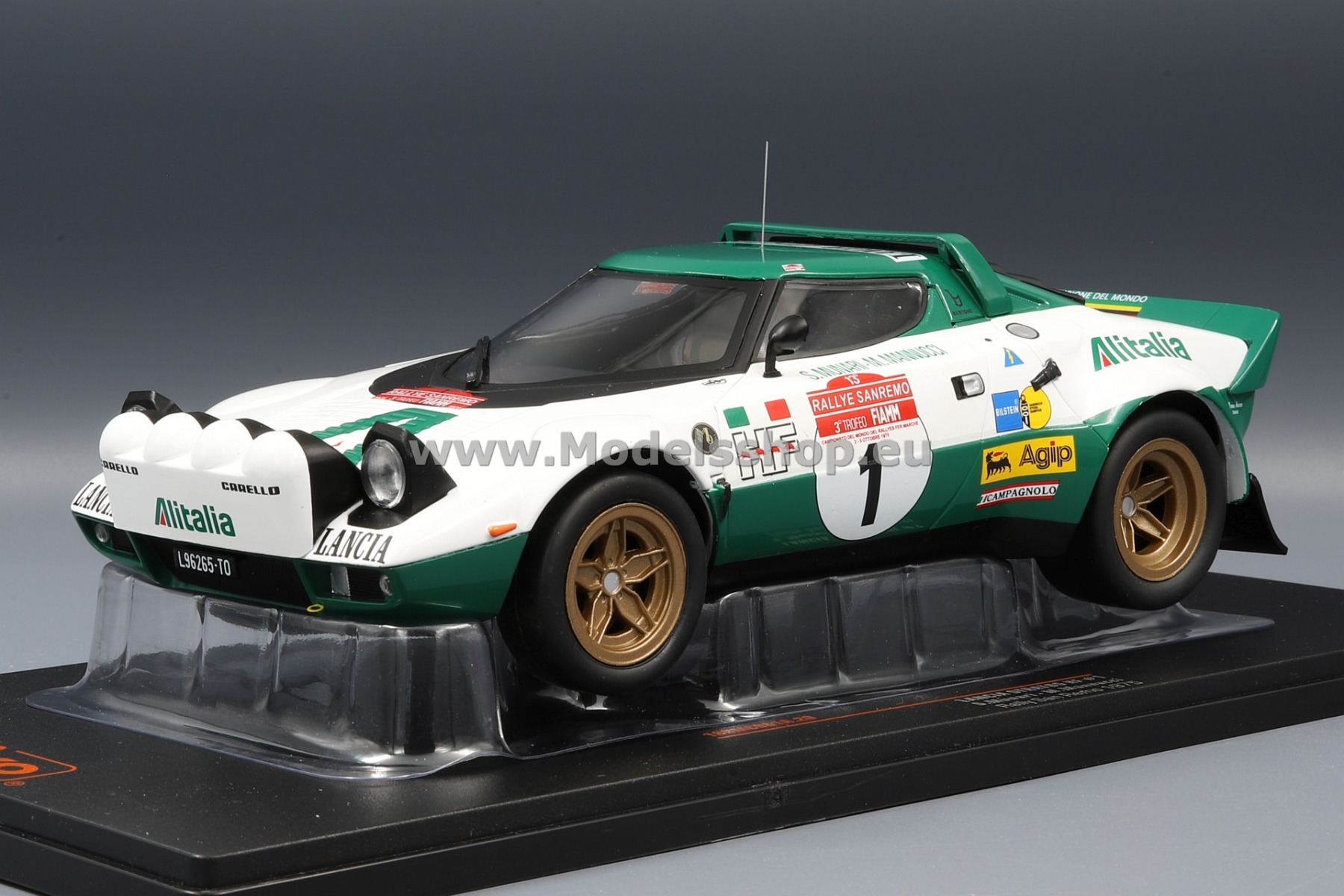 IXO18RMC061A Lancia Stratos HF, No.1, Alitalia, Rally WM