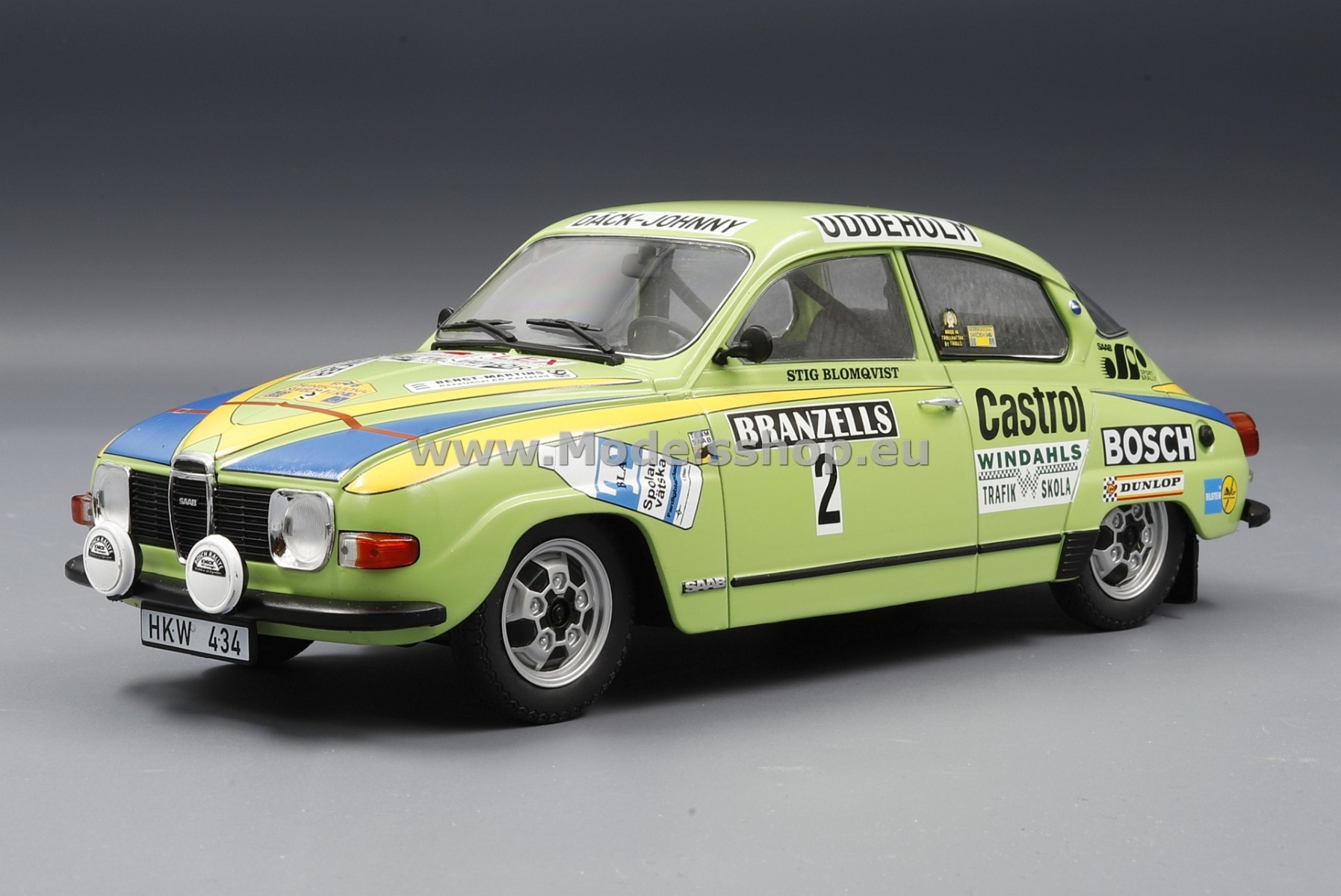 1/18 サーブ96 V4 1976スウェーデンラリー 優勝 #4 P.Eklund/B