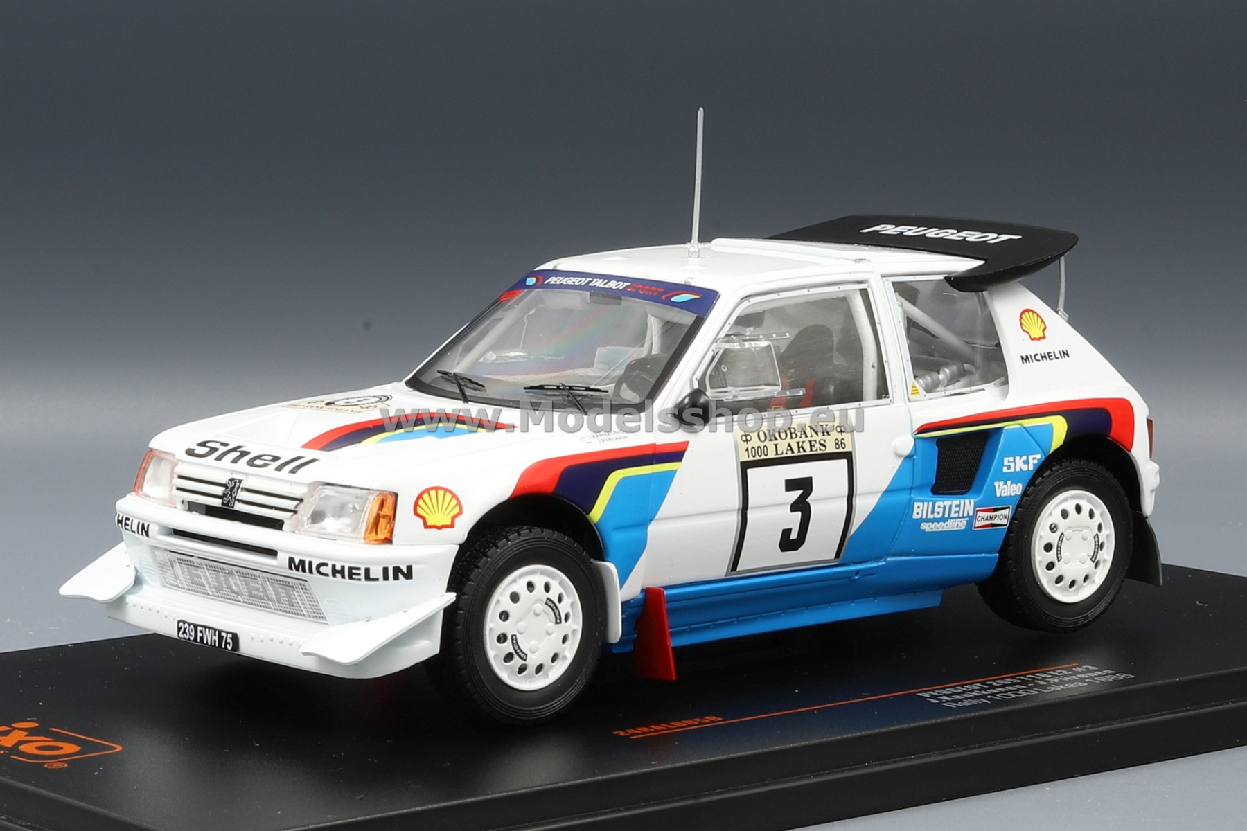 Peugeot 205 T16 E2, No.3, Rallye WM, 1000 Lakes Rally, 1986 Peugeot 205 T16 E2, No.3, Rallye WM, 1000 Lakes Rally, 1986
