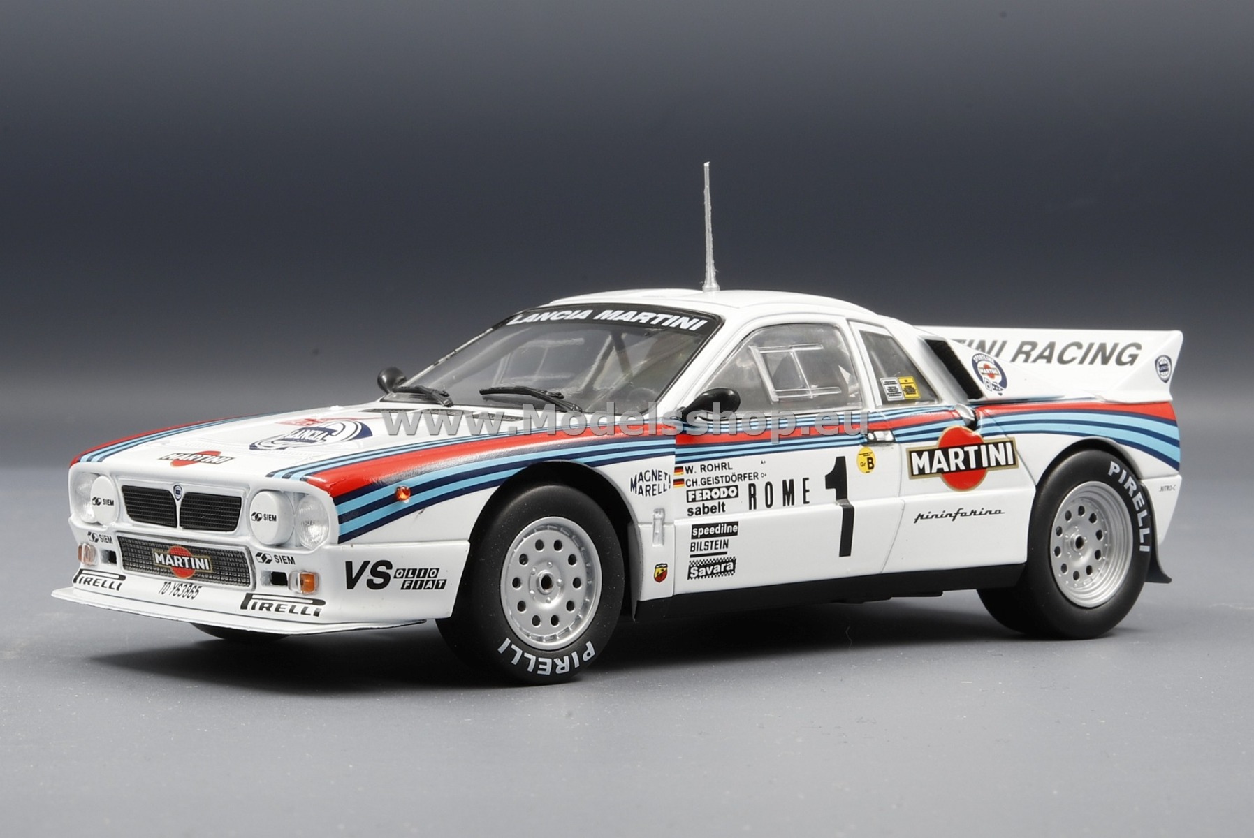 Lancia Rally 037, No.1, Martini, Rallye WM, Rallye Monte